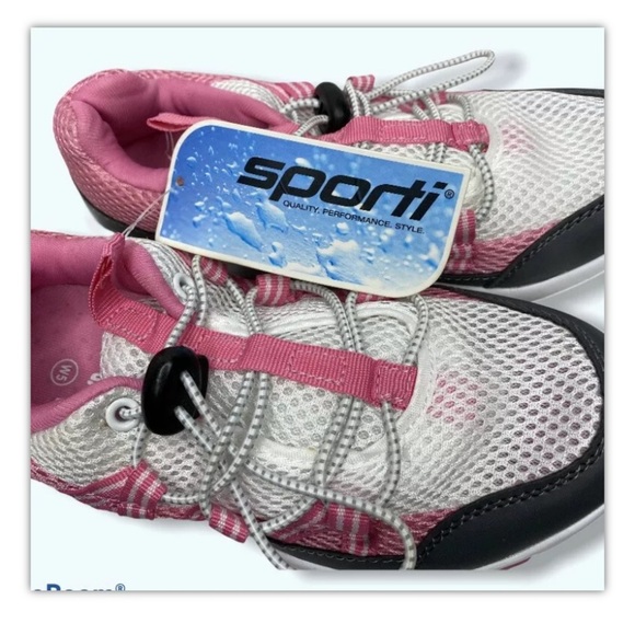 NWT Sporti Women’s Trainer Water Sneakers 5 Pink - Picture 2 of 11